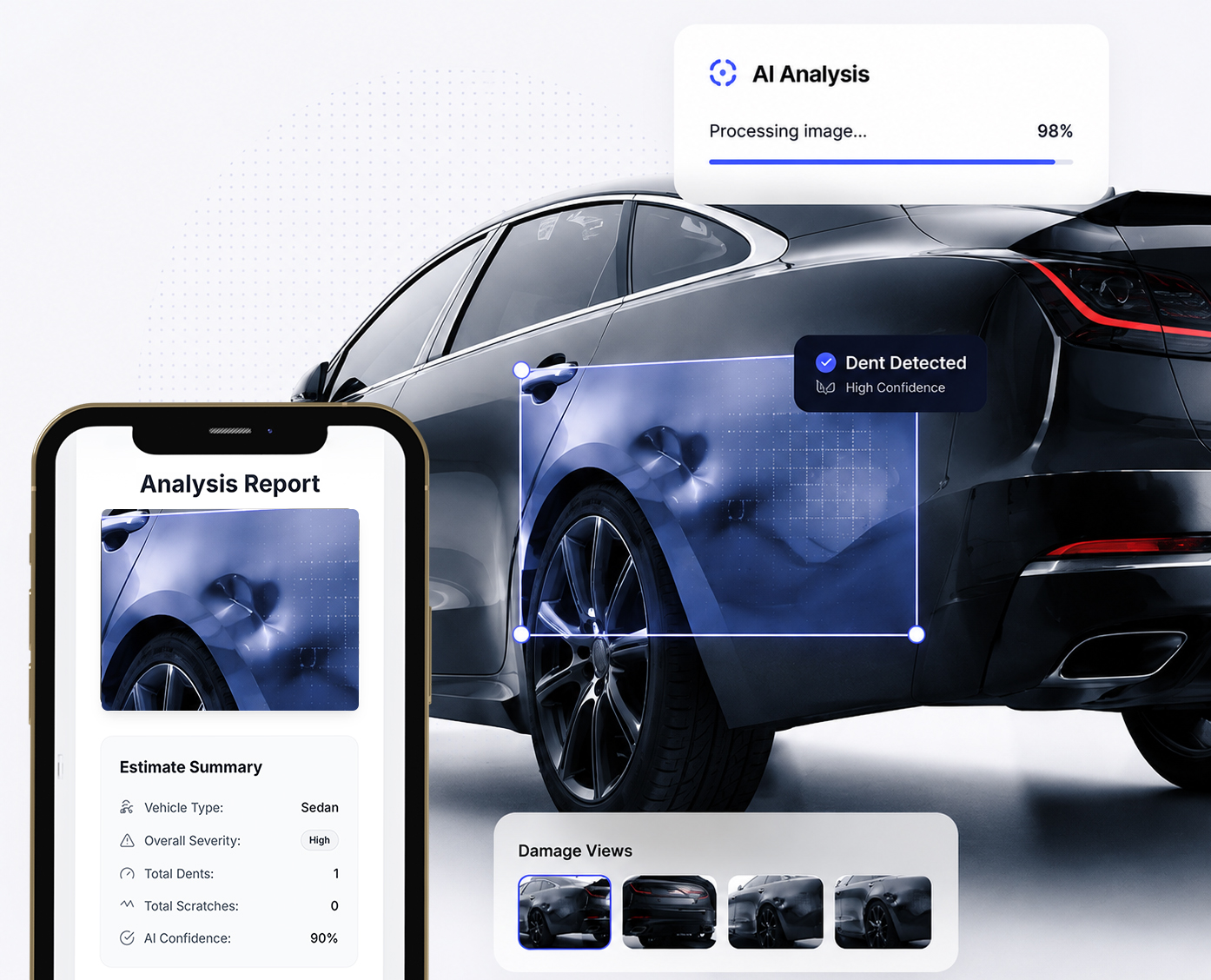 Dent Vision AI mobile preview